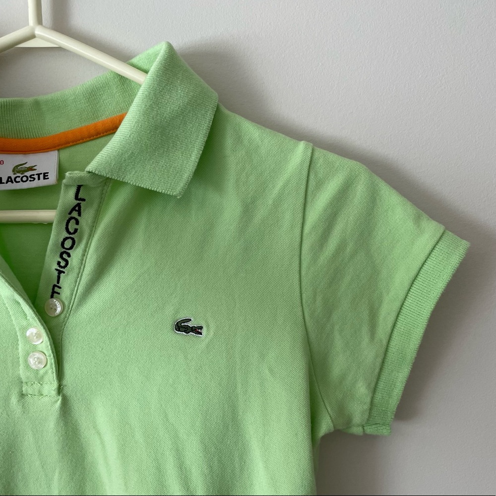 Green Lacoste Polo